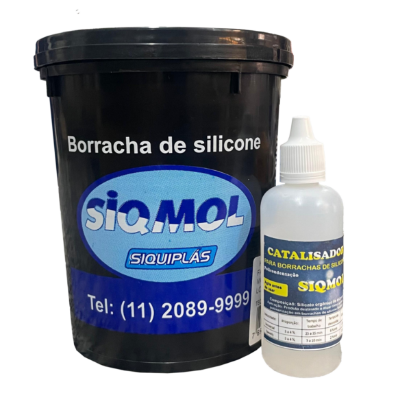 Borracha de Silicone - Siqmol 6028 - 1Kg