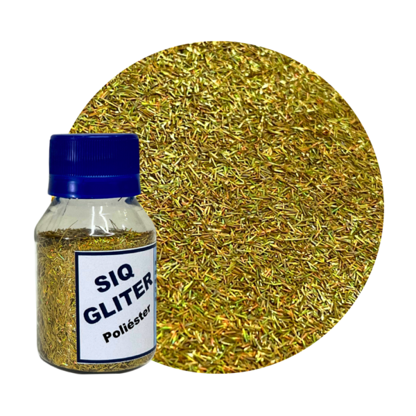 Siq Glitter Filete Dourado - 20g