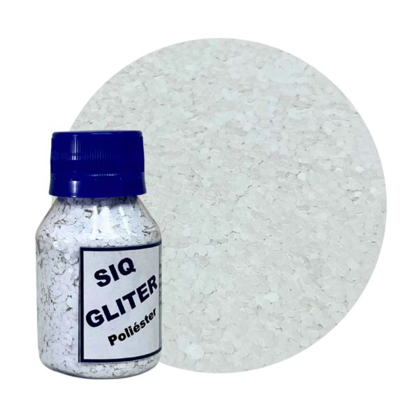 Siq Glitter 1/12 Pearl White - 40g