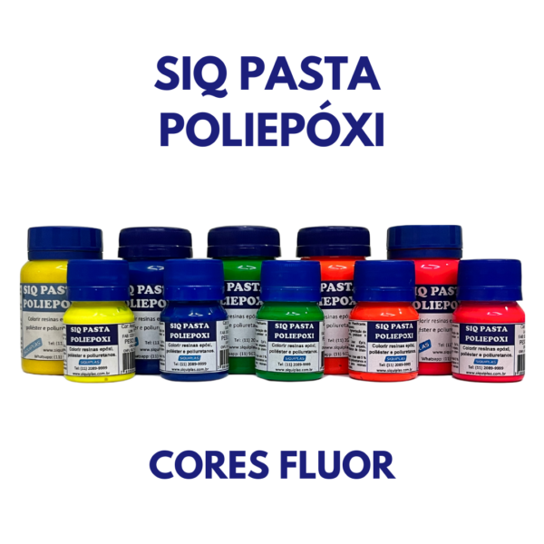 Siq Pasta P/E - Poliepóxi - Cores Fluor