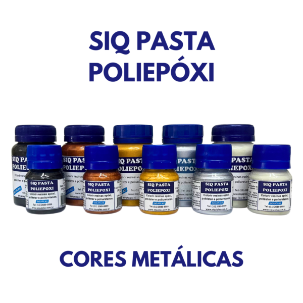 Siq Pasta P/E - Poliepóxi - Cores Metálicas