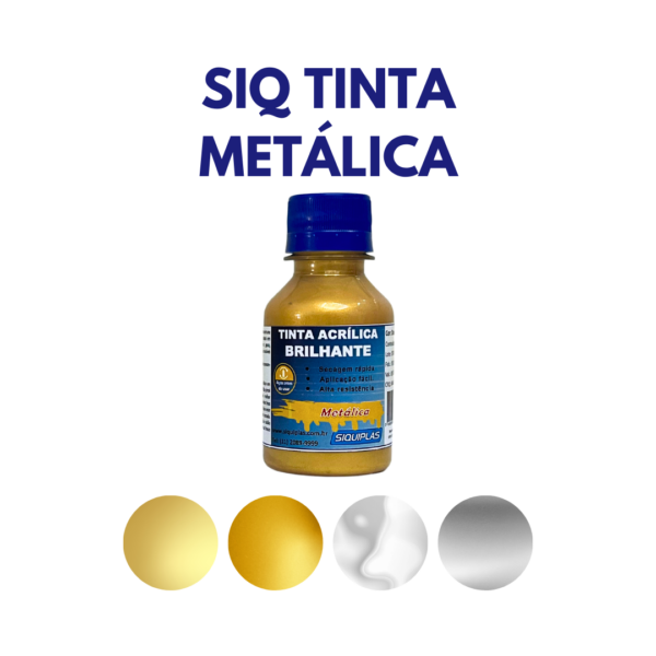 Siq Tinta Metálica - 100ml